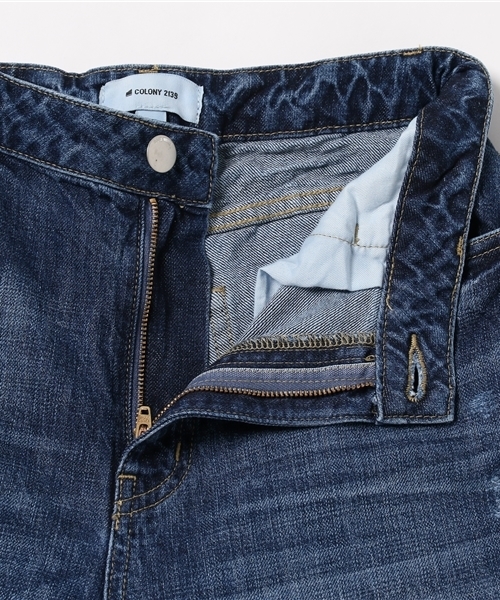 COLONY 2139（コロニートゥーワンスリーナイン）の「11oz DENIM(PERRY)ワイドパンツ（デニムパンツ・レディース・インディゴブルー/ブルー/ホワイト・MEDIUM/SMALL/LARGE）」の11枚目の写真