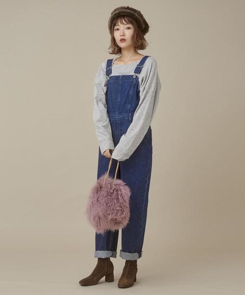 Another Edition（アナザーエディション）の「ファーショルダー ◆（ショルダーバッグ・レディース・ケリー/ナチュラル/ピンク・フリー）」の4枚目の写真