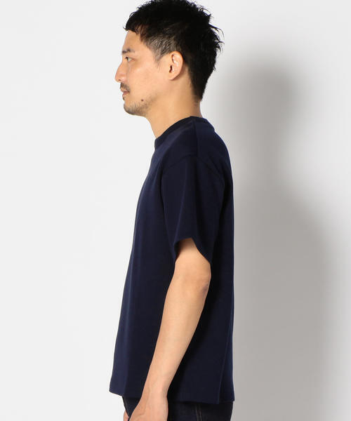 SHIPS(シップス)の「SC: "MADE IN JAPAN" ダブルゲージ ニット Tシャツ(Tシャツ/カットソー・メンズ・オリーブ/グレー/ネイビー・X-LARGE/MEDIUM/SMALL/LARGE)」の7枚目の写真