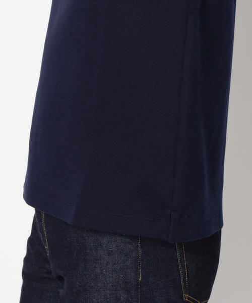 SHIPS(シップス)の「SC: "MADE IN JAPAN" ダブルゲージ ニット Tシャツ(Tシャツ/カットソー・メンズ・オリーブ/グレー/ネイビー・X-LARGE/MEDIUM/SMALL/LARGE)」の12枚目の写真