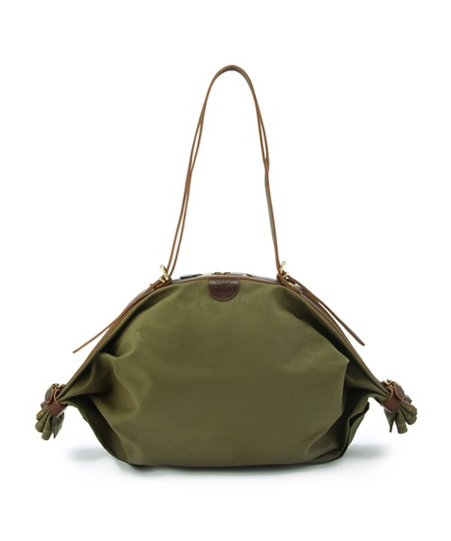 IL BISONTE(イルビゾンテ)の「IL BISONTE / CANVAS x LEATHER / ショルダーバッグ(ショルダーバッグ・レディース・オリーブ/ネイビー/ブラック/ダークブラウン/ナチュラル/ライトブラウン/ブラック系その他/その他1/ブラウン系その他/ブラック系その他2・FREE)」の10枚目の写真