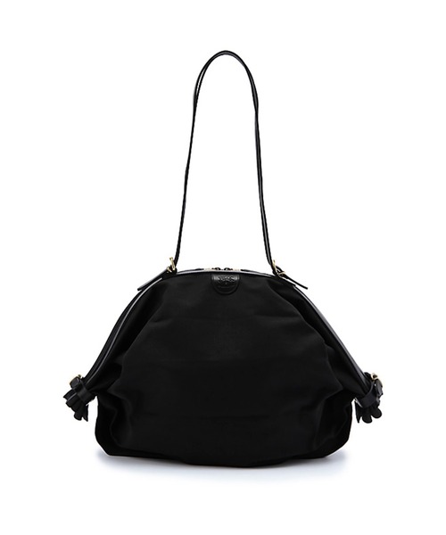 IL BISONTE(イルビゾンテ)の「IL BISONTE / CANVAS x LEATHER / ショルダーバッグ(ショルダーバッグ・レディース・オリーブ/ネイビー/ブラック/ダークブラウン/ナチュラル/ライトブラウン/ブラック系その他/その他1/ブラウン系その他/ブラック系その他2・FREE)」の3枚目の写真