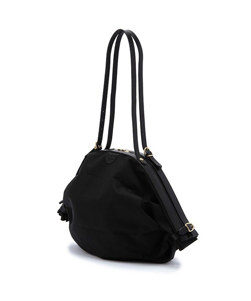 IL BISONTE(イルビゾンテ)の「IL BISONTE / CANVAS x LEATHER / ショルダーバッグ(ショルダーバッグ・レディース・オリーブ/ネイビー/ブラック/ダークブラウン/ナチュラル/ライトブラウン/ブラック系その他/その他1/ブラウン系その他/ブラック系その他2・FREE)」の11枚目の写真