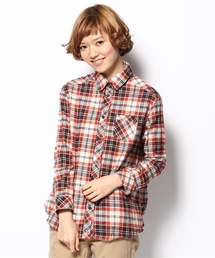 DISCOAT | チェック2WAYカシュクールシャツ(シャツ/ブラウス)