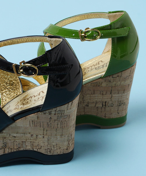 PEPITA D'ORO（ペピータドロ）の「ペピータ ドロ/P W-CrossWEG ｻﾝﾀﾞﾙ100∞●（サンダル・レディース・ブラック/ベージュ/ケリー・22.5cm/23cm/23.5cm/24cm/24.5cm/22cm）」の7枚目の写真