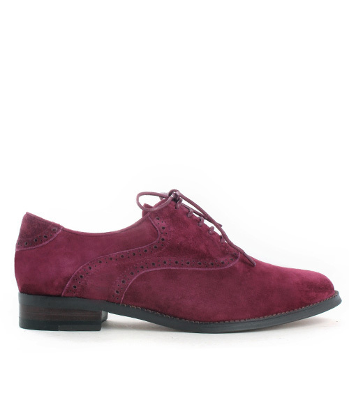 A de Vivre(アドゥヴィーヴル)の「【本革】スエードレースアップシューズ(ドレスシューズ・レディース・ブラック/ブラウン/ワイン・M/S/L)」の6枚目の写真