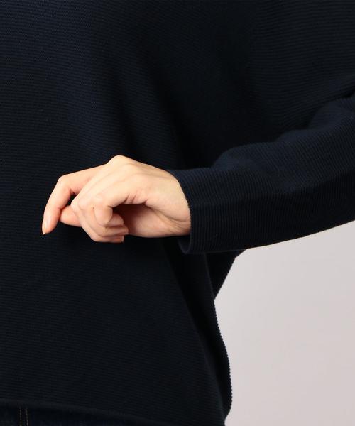 green label relaxing（グリーンレーベルリラクシング）の「[手洗い可能] KFC ガーターリッタイ ニット ◆（ニット/セーター・レディース・オフホワイト/ピンク/ネイビー・FREE）」の9枚目の写真