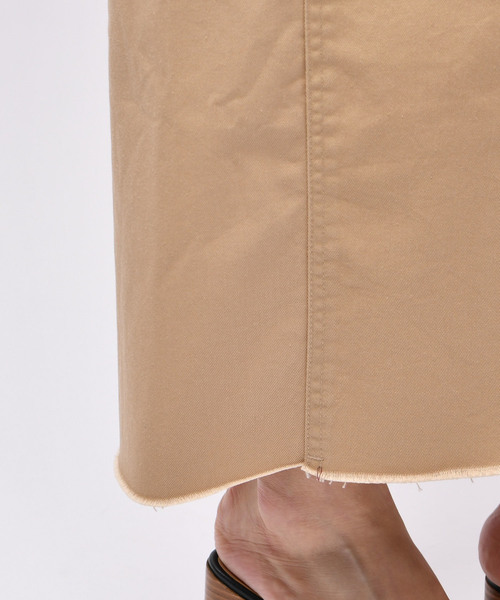 CIAOPANIC（チャオパニック）の「ガチャベルト付ペインターマキシタイトスカート（スカート・レディース・ベージュ/キャメル・MEDIUM/SMALL）」の18枚目の写真