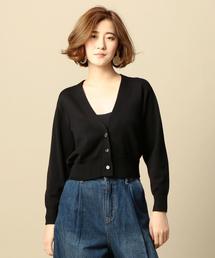 BEAUTY&YOUTH UNITED ARROWS | BY ショートVネックカーディガン o(カーディガン/ボレロ)