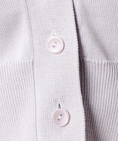 BEAUTY&YOUTH UNITED ARROWS(ビューティーアンドユースユナイテッドアローズ)の「BY ショートVネックカーディガン o(カーディガン/ボレロ・レディース・ブラック/ライラック・FREE)」の9枚目の写真