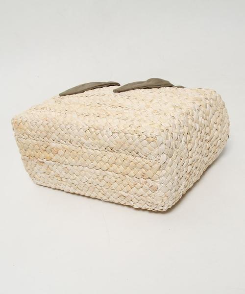 coen（コーエン）の「【『リンネル』6月号掲載】かごトートバッグ（かごバッグ・レディース・ブラック/ベージュ・FREE）」の7枚目の写真