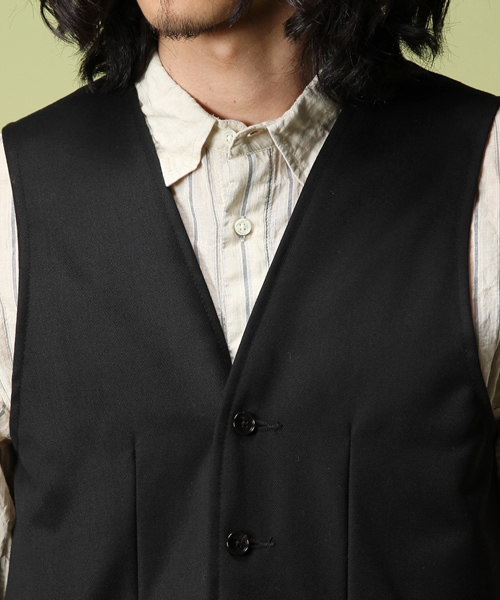 AMERICAN RAG CIE（アメリカンラグシー）の「AMERICAN RAG CIE ライナーベスト付きステンカラーコート / 114-AFN-M131-CO004∵（ステンカラーコート・メンズ・ベージュ/ネイビー・1/2/3）」の14枚目の写真