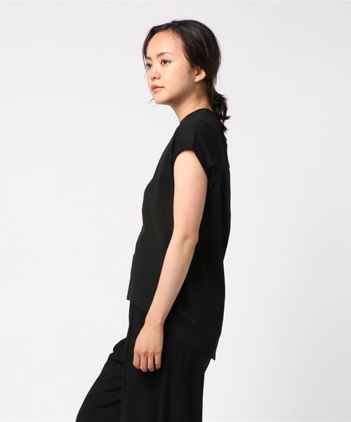 RIVE DROITE（リヴドロワ）の「ビワコットンフレンチカットソー（Tシャツ/カットソー・レディース・ホワイト/ブラック・FREE）」の3枚目の写真