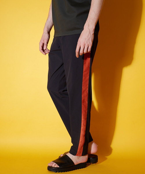 HELMUT LANG 側章パンツ サイドライン ゴムウエスト 19SS｜メンズ