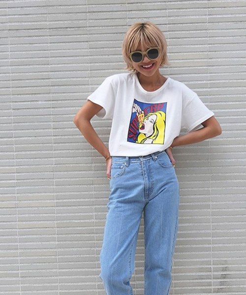 Akte アクテ の アメコミtシャツ Tシャツ カットソー Wear