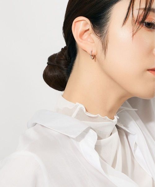 Pt900 フープ ピアス（ピアス（両耳用））｜Jewel closet by L&Co