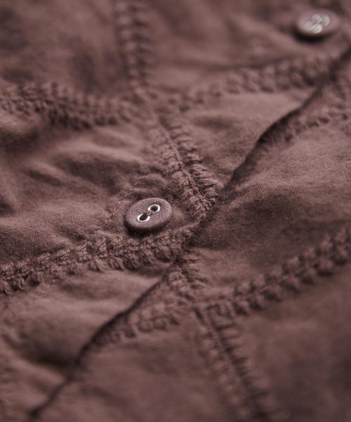 CUBE SUGAR（キューブシュガー）の「WEB限定 綿ローン矢羽柄ワンピース（ワンピース・レディース・ブラック/ブラウン/ダークグリーン・M/L）」の19枚目の写真