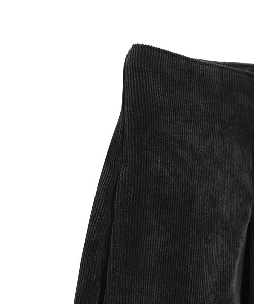 Candy Stripper（キャンディストリッパー）の「CORDUROY TACKED パンツ（その他パンツ・レディース・ブラック/グレー/ネイビー・1/2）」の5枚目の写真