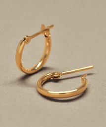 K18パイプフープピアス