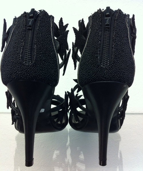 LANDS OF Eden.（ランズオブエデン）の「【TSURU】Etoile（サンダル・レディース・ホワイト/ブラック/シルバー・34/35/36/37/38/39）」の9枚目の写真