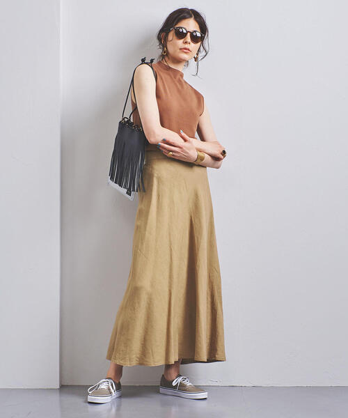 BEAUTY & YOUHT UNITED ARROWSウール素材マキシスカート UNITED ARROWS（ユナイテッドアローズ）の「UWCB セミタイト