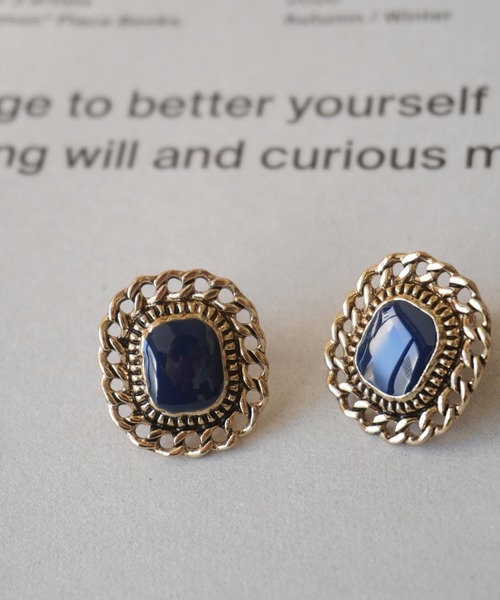 Port（ポート）の「デザイン アンティーク イヤリング_（イヤリング・レディース・ホワイト/ホワイト系その他/ホワイト系その他2/ブラック/ネイビー/グリーン/ブラウン/ブラウン系その他/ブラウン系その他2/ライトブルー/ブルー系その他/イエロー/イエロー系その他/レッド/レッド系その他/レッド系その他2/ボルドー/イエロー系その他2/グリーン系その他/ブルー系その他2/ブラック系その他2/ブラック系その他/ピンク/ブルー系その他3/ブラウン系その他3・FREE）」の17枚目の写真