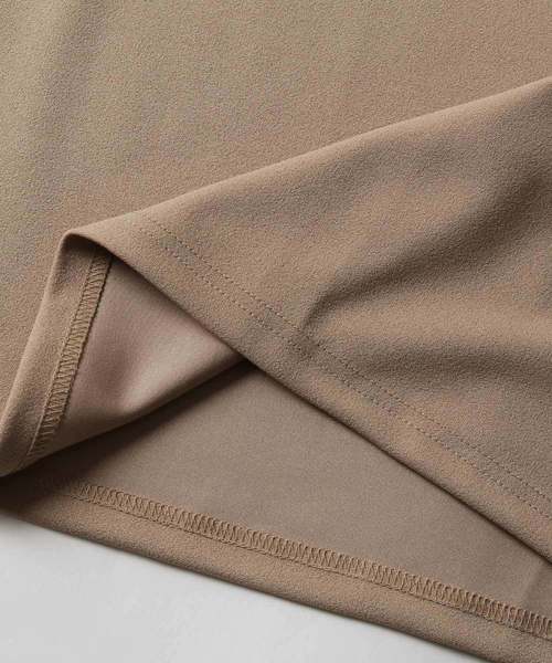 NILWAY（ニルウェイ）の「ジョーゼット クルーネックビッグTシャツ【イージーケア】（Tシャツ/カットソー・メンズ・ベージュ/ブラック/ホワイト/ネイビー/ブラウン/グレー/ライトベージュ/グリーン/ブルーグレー/グレイッシュベージュ・MEDIUM/LARGE）」の15枚目の写真