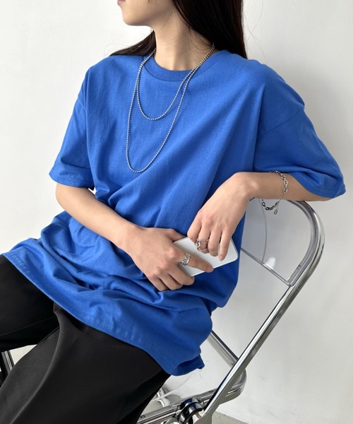 GILDAN（ギルダン）の「【GILDAN】ギルダン/ 色・サイズ展開豊富 半袖無地 クルーネック Tシャツ ウルトラコットン100% 6.0oz ベーシック無地カットソー ビッグサイズ 5部袖 1/2スリーブ（Tシャツ/カットソー・レディース・ホワイト/ネイビー/ブラック/マルーン/サンドベージュ/チョコ/タン/チャコール/オリーブ/ナチュラル/ラベンダー/グリーン系その他/サンドグレー/グリーン/ダークグリーン/アッシュグレー/ライトピンク/ミント/オレンジ/ブルー/ライム/イエロー/レッド/グレー/パープル/ライトブルー・M/XL/L/XXL/S）」の19枚目の写真