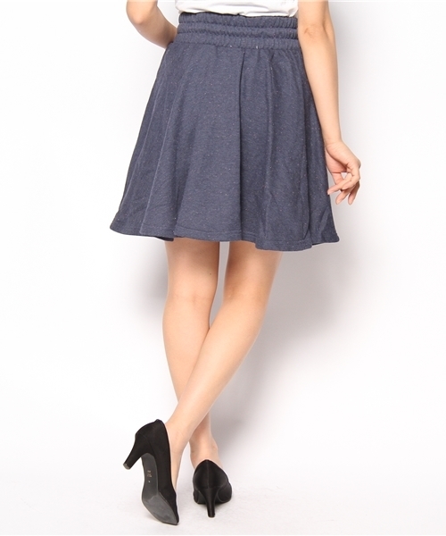 Kastane（カスタネ）の「【Kastane】ネップ裏毛ギャザースカート（スカート・レディース・グレー/オフホワイト/チャコールグレー・FREE）」の9枚目の写真
