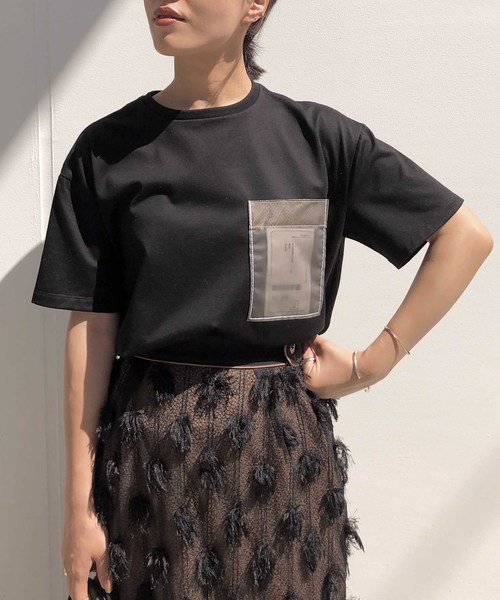 Ameri(アメリ)の「TAG POCKET TEE(Tシャツ/カットソー)」 - WEAR Ameri(アメリ)の「TAG POCKET TEE(Tシャツ/カットソー)」 - WEAR