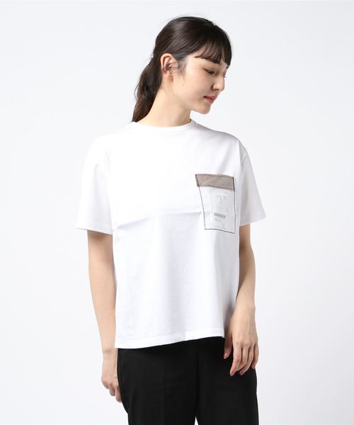 Ameri（アメリ）の「TAG POCKET TEE（Tシャツ/カットソー）」 - WEAR