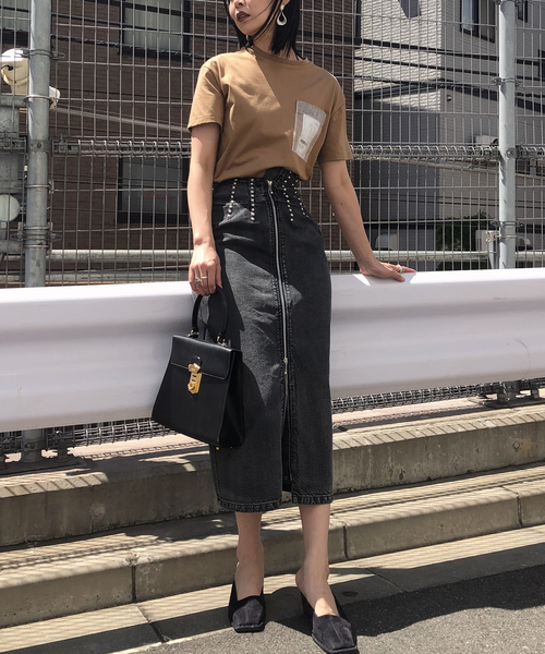 Ameri（アメリ）の「TAG POCKET TEE（Tシャツ/カットソー）」 - WEAR