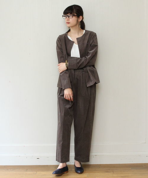 LE GLAZIK（ルグラジック）の「LE GLAZIK / ルグラジック　コーデュロイパンツ JL-2586（その他パンツ・レディース・ベージュ/ブラウン/グレー・36）」の22枚目の写真