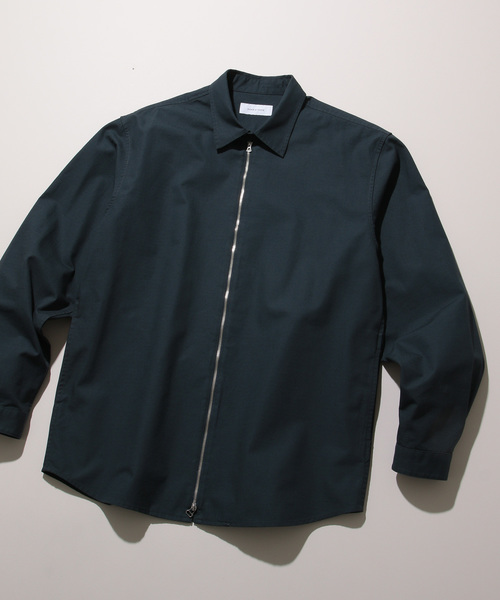 ADAM ET ROPE'（アダムエロペ）の「リップストップ シャツブルゾン（ブルゾン・メンズ・オリーブ/ホワイト系その他7/ブルー系その他3・M/L）」の3枚目の写真