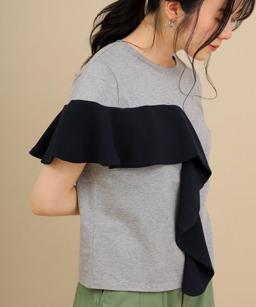 セール アシメラッフルｔ Tシャツ カットソー Gready Brilliant グレディブリリアン のファッション