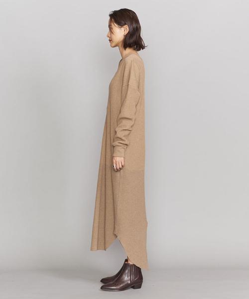 BRISEMY（ブライズミー）の「＜BRISEMY＞ワッフルワンピースо（ワンピース・レディース・オフホワイト/モカ・38）」の16枚目の写真