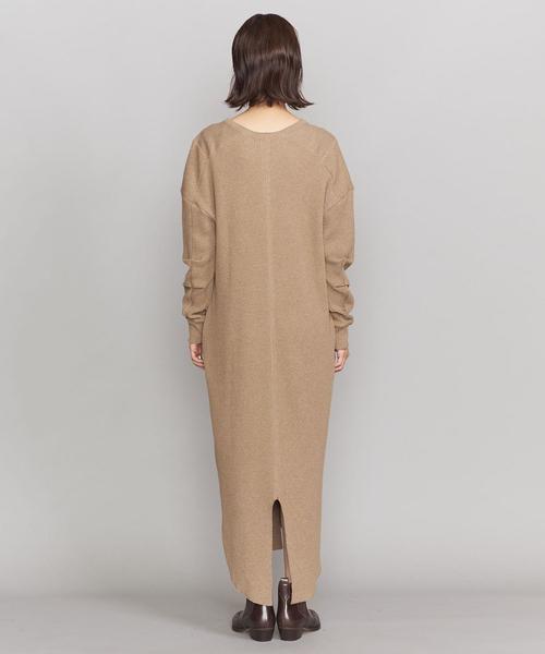 BRISEMY（ブライズミー）の「＜BRISEMY＞ワッフルワンピースо（ワンピース・レディース・オフホワイト/モカ・38）」の17枚目の写真