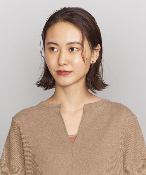 BRISEMY（ブライズミー）の「＜BRISEMY＞ワッフルワンピースо（ワンピース・レディース・オフホワイト/モカ・38）」の9枚目の写真
