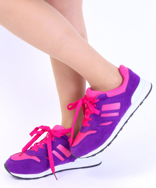 WEGO(ウィゴー)の「WEGO/メッシュスニーカー(スニーカー・レディース・ホワイト/ブラック/ピンク・23.5/24.5)」の15枚目の写真