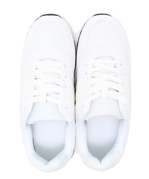 WEGO(ウィゴー)の「WEGO/メッシュスニーカー(スニーカー・レディース・ホワイト/ブラック/ピンク・23.5/24.5)」の9枚目の写真