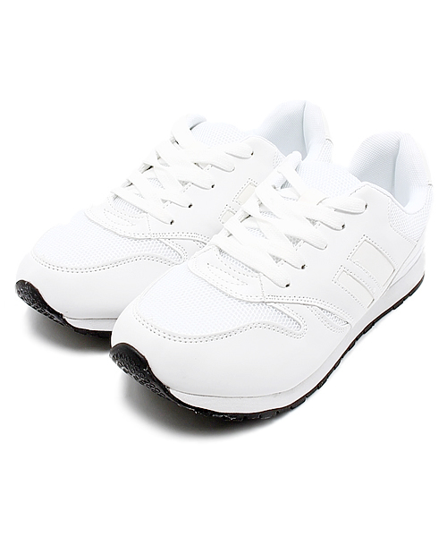 WEGO(ウィゴー)の「WEGO/メッシュスニーカー(スニーカー・レディース・ホワイト/ブラック/ピンク・23.5/24.5)」の10枚目の写真