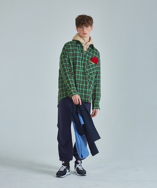 Rsvp スタジオオーバーチェック シャツ シャツ ブラウス Rsvp