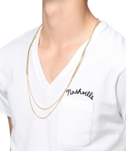 BEAUTY&YOUTH UNITED ARROWS（ビューティーアンドユースユナイテッドアローズ）の「MT チェーン ネックレス ナロー◆（ネックレス・メンズ・ゴールド/シルバー・フリー）」の2枚目の写真
