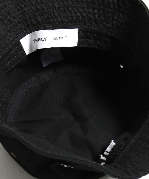 LONELY/論理(ロンリー)の「LONELY(論理)/ロンリー KATAKANA BUCKET HAT バケットハット(ハット・メンズ・ブラック・FREE)」の5枚目の写真