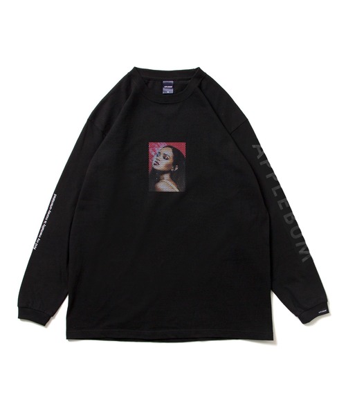 APPLEBUM（アップルバム）の「“RIRI”L/S T-shirt（Tシャツ/カットソー・メンズ・ホワイト/ブラック・SMALL/MEDIUM/LARGE/X-LARGE/XX-LARGE）」の2枚目の写真