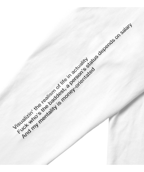 APPLEBUM（アップルバム）の「“RIRI”L/S T-shirt（Tシャツ/カットソー・メンズ・ホワイト/ブラック・SMALL/MEDIUM/LARGE/X-LARGE/XX-LARGE）」の6枚目の写真