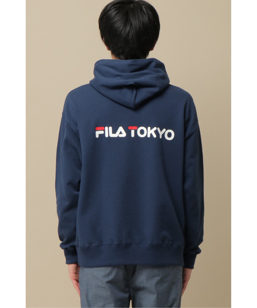 FILA（フィラ）の「FILA ヘリテージ TOKYOパーカー（パーカー・メンズ・ホワイト/ブラック/ネイビー/レッド・M/L/XL）」の6枚目の写真