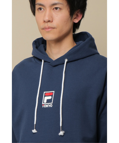 FILA（フィラ）の「FILA ヘリテージ TOKYOパーカー（パーカー・メンズ・ホワイト/ブラック/ネイビー/レッド・M/L/XL）」の10枚目の写真