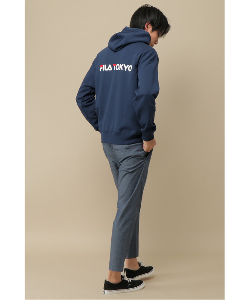 FILA（フィラ）の「FILA ヘリテージ TOKYOパーカー（パーカー・メンズ・ホワイト/ブラック/ネイビー/レッド・M/L/XL）」の15枚目の写真