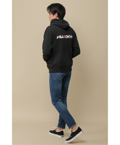 FILA（フィラ）の「FILA ヘリテージ TOKYOパーカー（パーカー・メンズ・ホワイト/ブラック/ネイビー/レッド・M/L/XL）」の17枚目の写真